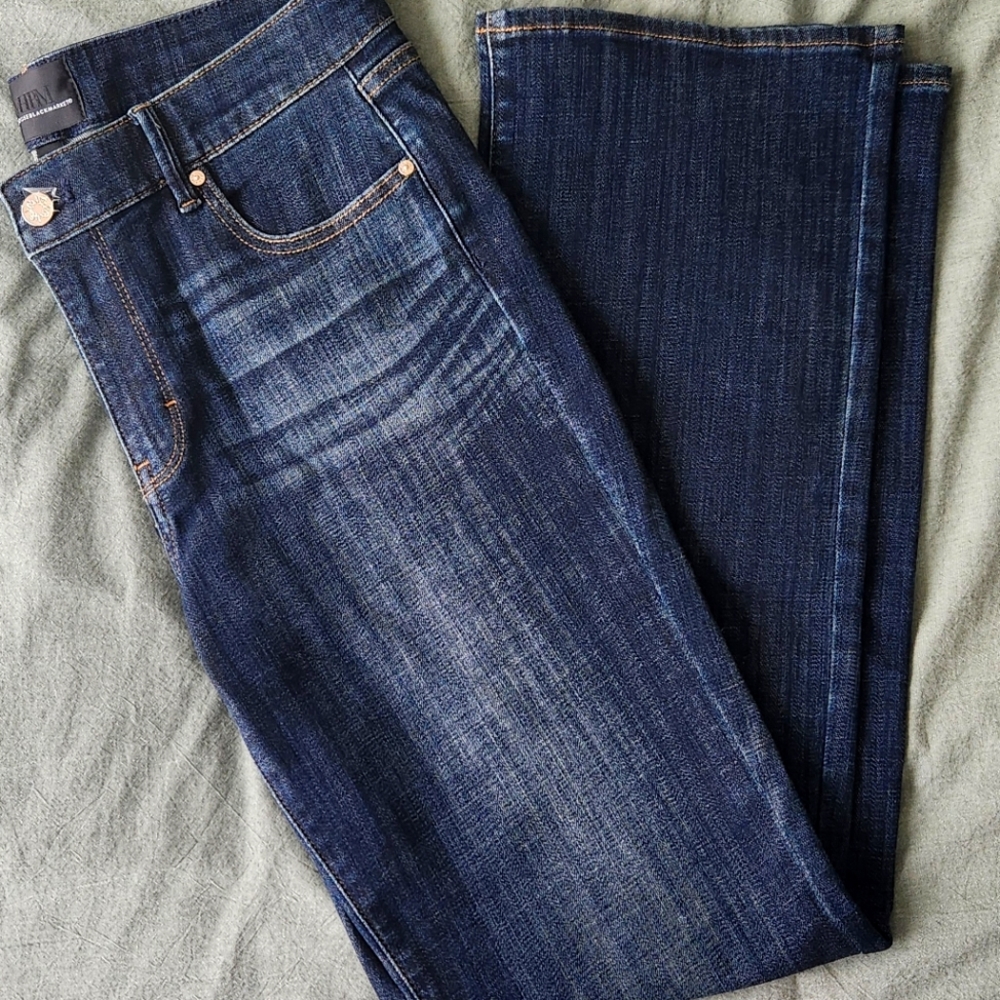 White House Black Market Blue Boot Cut Jeans